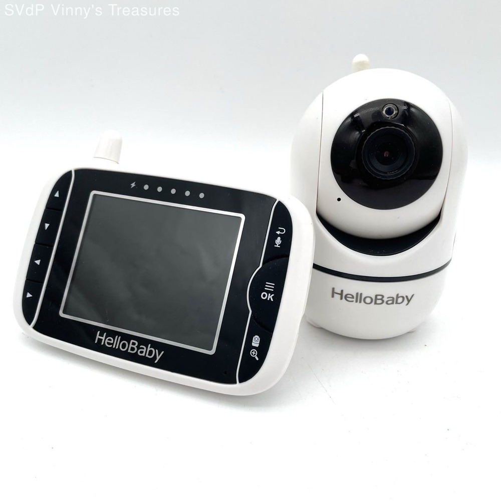HelloBaby HB65RX Video Baby Monitor System PTZ Camera Wireless Tested